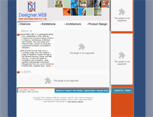 Tablet Screenshot of designerweb.in